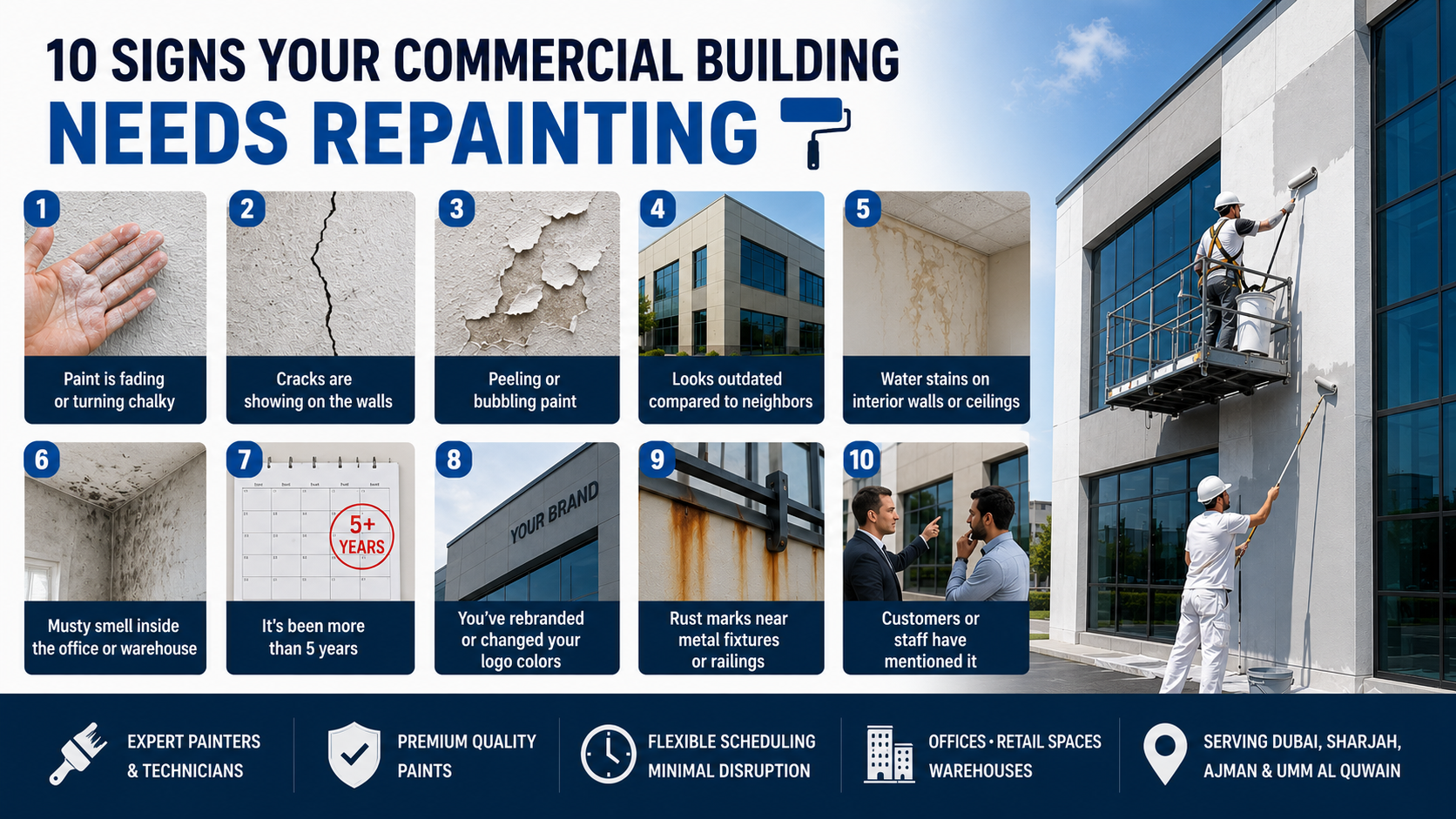 10 Signs Your Commercial Building Needs Repainting